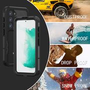 Pachet 360: Husa cu folie integrata Samsung Galaxy S23 ShockProof Dust-Water Proof Full Body, negru