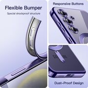 Husa pentru  Samsung Galaxy A35 cu MagSafe si protectie pentru lentile anti-shock 1.5 mm - mov
