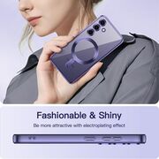 Husa pentru  Samsung Galaxy A35 cu MagSafe si protectie pentru lentile anti-shock 1.5 mm - mov