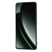 Husa pentru   Realme GT 6 / GT 6T Liquid Silicone, subțire, captusita cu microfibra, anti amprentă, protectie cameră foto, albastru