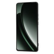 Husa pentru   Realme GT 6 / GT 6T Liquid Silicone, subțire, captusita cu microfibra, anti amprentă, protectie cameră foto, negru
