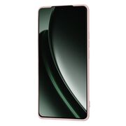Husa pentru   Realme GT 6 / GT 6T Liquid Silicone, subțire, captusita cu microfibra, anti amprentă, protectie cameră foto, pink sand