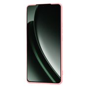 Husa pentru   Realme GT 6 / GT 6T Liquid Silicone, subțire, captusita cu microfibra, anti amprentă, protectie cameră foto, roz