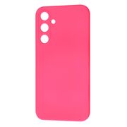 Husa pentru  Samsung Galaxy A35 Liquid Silicone, subțire, captusita cu microfibra, anti amprentă, protectie cameră foto, fucsia