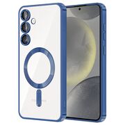Husa pentru  Samsung Galaxy A35 cu MagSafe si protectie pentru lentile anti-shock 1.5 mm - albastru