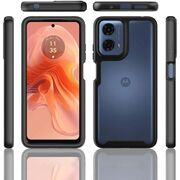 Pachet 360: Husa cu folie integrata pentru Motorola Moto G04, G24, G24 Power fata-spate Defense360 - negru