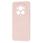 Husa pentru  Honor Magic 6 Pro Liquid Silicone, subțire, captusita cu microfibra, anti amprentă, protectie cameră foto, pink sand