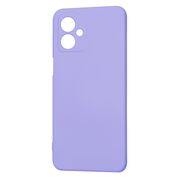 Husa pentru  Motorola Moto G54, G54 Power Edition Liquid Silicone, subțire, captusita cu microfibra, anti amprentă, protectie cameră foto, lavanda