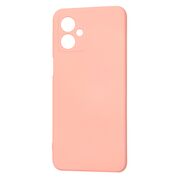 Husa pentru  Motorola Moto G54, G54 Power Edition Liquid Silicone, subțire, captusita cu microfibra, anti amprentă, protectie cameră foto, roz