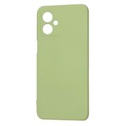 Husa pentru  Motorola Moto G54, G54 Power Edition Liquid Silicone, subțire, captusita cu microfibra, anti amprentă, protectie cameră foto, verde