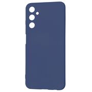 Husa pentru  Samsung Galaxy A05s Liquid Silicone, subțire, captusita cu microfibra, anti amprentă, protectie cameră foto, albastru