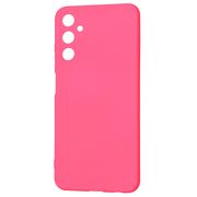 Husa pentru  Samsung Galaxy A05s Liquid Silicone, subțire, captusita cu microfibra, anti amprentă, protectie cameră foto, fucsia