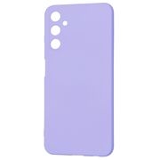 Husa pentru  Samsung Galaxy A05s Liquid Silicone, subțire, captusita cu microfibra, anti amprentă, protectie cameră foto, lavanda