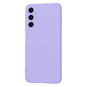 Husa pentru  Samsung Galaxy A05s Liquid Silicone, subțire, captusita cu microfibra, anti amprentă, protectie cameră foto, lavanda