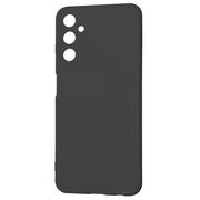 Husa pentru  Samsung Galaxy A05s Liquid Silicone, subțire, captusita cu microfibra, anti amprentă, protectie cameră foto, negru