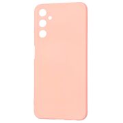 Husa pentru  Samsung Galaxy A05s Liquid Silicone, subțire, captusita cu microfibra, anti amprentă, protectie cameră foto, roz