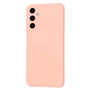 Husa pentru  Samsung Galaxy A05s Liquid Silicone, subțire, captusita cu microfibra, anti amprentă, protectie cameră foto, roz