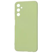 Husa pentru  Samsung Galaxy A05s Liquid Silicone, subțire, captusita cu microfibra, anti amprentă, protectie cameră foto, verde