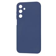 Husa pentru  Samsung Galaxy A25 Liquid Silicone, subțire, captusita cu microfibra, anti amprentă, protectie cameră foto, albastru