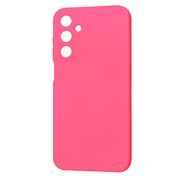Husa pentru  Samsung Galaxy A25 Liquid Silicone, subțire, captusita cu microfibra, anti amprentă, protectie cameră foto, fucsia