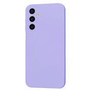 Husa pentru  Samsung Galaxy A25 Liquid Silicone, subțire, captusita cu microfibra, anti amprentă, protectie cameră foto, lavanda