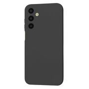 Husa pentru  Samsung Galaxy A25 Liquid Silicone, subțire, captusita cu microfibra, anti amprentă, protectie cameră foto, negru