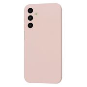 Husa pentru  Samsung Galaxy A25 Liquid Silicone, subțire, captusita cu microfibra, anti amprentă, protectie cameră foto, pink sand