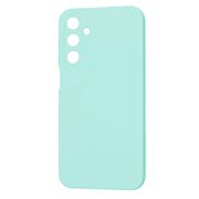 Husa pentru  Samsung Galaxy A25 Liquid Silicone, subțire, captusita cu microfibra, anti amprentă, protectie cameră foto, turcoaz