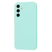 Husa pentru  Samsung Galaxy A25 Liquid Silicone, subțire, captusita cu microfibra, anti amprentă, protectie cameră foto, turcoaz