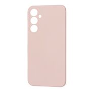 Husa pentru  Samsung Galaxy S23 FE Liquid Silicone, subțire, captusita cu microfibra, anti amprentă, protectie cameră foto, pink sand