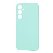 Husa pentru  Samsung Galaxy S23 FE Liquid Silicone, subțire, captusita cu microfibra, anti amprentă, protectie cameră foto, turcoaz
