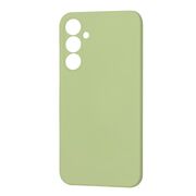 Husa pentru  Samsung Galaxy S23 FE Liquid Silicone, subțire, captusita cu microfibra, anti amprentă, protectie cameră foto, verde
