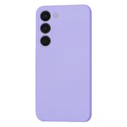 Husa pentru  Samsung Galaxy S23 Liquid Silicone, subțire, captusita cu microfibra, anti amprentă, protectie cameră foto, lavanda