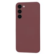Husa pentru  Samsung Galaxy S23 Plus  Liquid Silicone, subțire, captusita cu microfibra, anti amprentă, protectie cameră foto, bordeaux