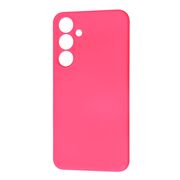 Husa pentru  Samsung Galaxy S24+ Plus Liquid Silicone, subțire, captusita cu microfibra, anti amprentă, protectie cameră foto, fucsia