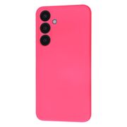 Husa pentru  Samsung Galaxy S24+ Plus Liquid Silicone, subțire, captusita cu microfibra, anti amprentă, protectie cameră foto, fucsia