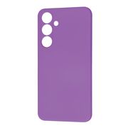 Husa pentru  Samsung Galaxy S24+ Plus Liquid Silicone, subțire, captusita cu microfibra, anti amprentă, protectie cameră foto, mov