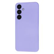 Husa pentru  Samsung Galaxy S24+ Plus Liquid Silicone, subțire, captusita cu microfibra, anti amprentă, protectie cameră foto, lavanda