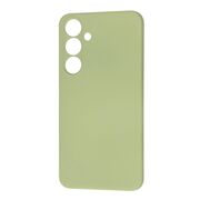 Husa pentru  Samsung Galaxy S24+ Plus Liquid Silicone, subțire, captusita cu microfibra, anti amprentă, protectie cameră foto, verde