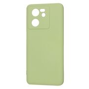 Husa pentru  Xiaomi 13T, 13T Pro Liquid Silicone, subțire, captusita cu microfibra, anti amprentă, protectie cameră foto, verde