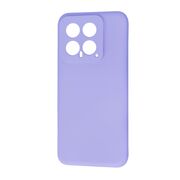 Husa pentru  Xiaomi 14 Liquid Silicone, subțire, captusita cu microfibra, anti amprentă, protectie cameră foto, lavanda