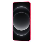 Husa pentru  Xiaomi 14 Ultra Liquid Silicone, subțire, captusita cu microfibra, anti amprentă, protectie cameră foto, fucsia