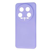 Husa pentru  Xiaomi 14 Ultra Liquid Silicone, subțire, captusita cu microfibra, anti amprentă, protectie cameră foto, lavanda