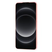 Husa pentru  Xiaomi 14 Ultra Liquid Silicone, subțire, captusita cu microfibra, anti amprentă, protectie cameră foto, roz