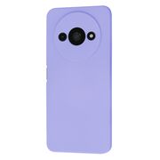 Husa pentru  Xiaomi Redmi A3 Liquid Silicone, subțire, captusita cu microfibra, anti amprentă, protectie cameră foto, lavanda