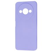 Husa pentru  Xiaomi Redmi A3 Liquid Silicone, subțire, captusita cu microfibra, anti amprentă, protectie cameră foto, lavanda