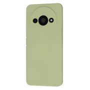 Husa pentru  Xiaomi Redmi A3 Liquid Silicone, subțire, captusita cu microfibra, anti amprentă, protectie cameră foto, verde