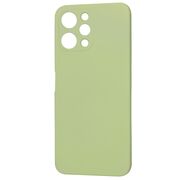 Husa pentru  Xiaomi Redmi 12 5G, Redmi 12 4G Liquid Silicone, subțire, captusita cu microfibra, anti amprentă, protectie cameră foto, verde