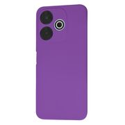 Husa pentru  Xiaomi Redmi 13 Liquid Silicone, subțire, captusita cu microfibra, anti amprentă, protectie cameră foto, mov