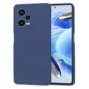 Husa pentru  Xiaomi Redmi Note 12 Pro, Poco X5 Pro Liquid Silicone, subțire, captusita cu microfibra, anti amprentă, protectie cameră foto, albastru